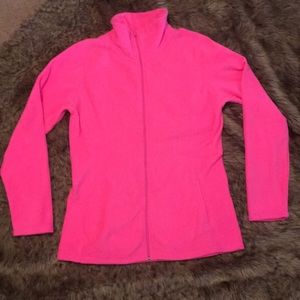 Pink Old Navy zipped fleece-TALL